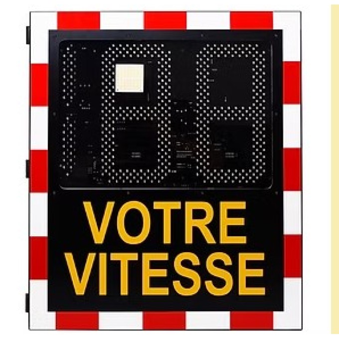 Indicator electronic afisare viteza - iluminat public